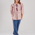 Short Top  Decorative Front Lace & Tassel Details