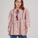 Short Top  Decorative Front Lace & Tassel Details